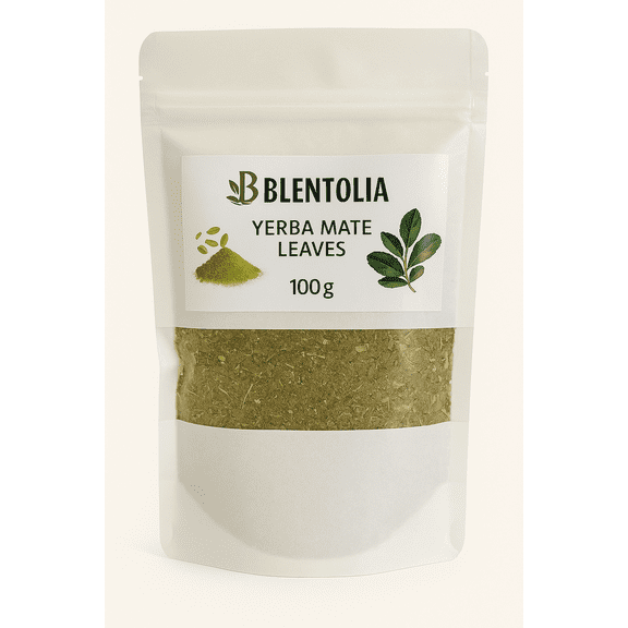 Yerba Mate Leaves Premium Loose Leaf Herbal Tea Natural Energy Booster & Antioxidant 100% Pure 100g Resealable Pouch