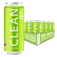 thumbnail image 1 of Lemon Lime Sparkling Yerba Mate - Organic, Low Calorie & Low Sugar (160mg Caffeine), 16oz cans, 12-pack - CLEAN Cause - 50% Profits Support Alcohol & Drug Addiction Recovery, 1 of 3