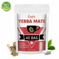 thumbnail image 1 of Yerba Mate Tea Bag, 40 Teabags - Natural Organic Yerba Mate Tea - Rich in Chlorophyll, Antioxidants and Vitamins, Alternative to Tea and Coffee, 1 of 8