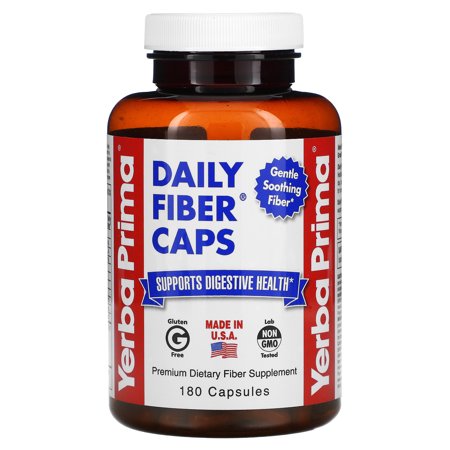 Yerba Prima, Daily Fiber Caps, 180 Capsules