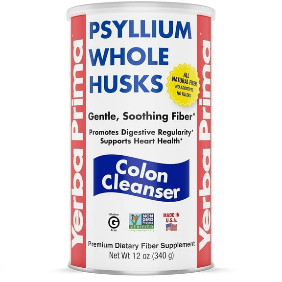 Yerba Prima Psyllium Whole Husks - 12 Oz