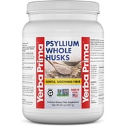 Yerba Prima Psyllium Whole Husks Colon Cleanser Weight Loss Bulk 20-Ounce