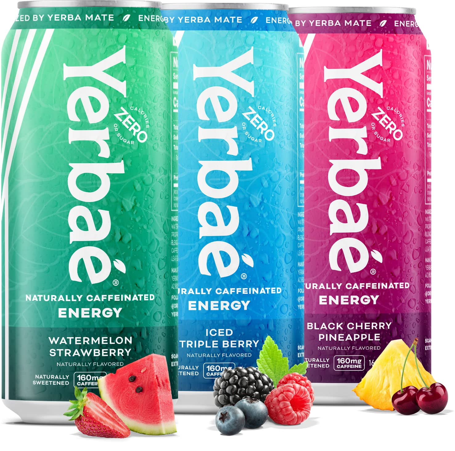 Yerbae Energy Beverage - Variety Power Pack, 0 Sugar, 0 Calories, 0 ...