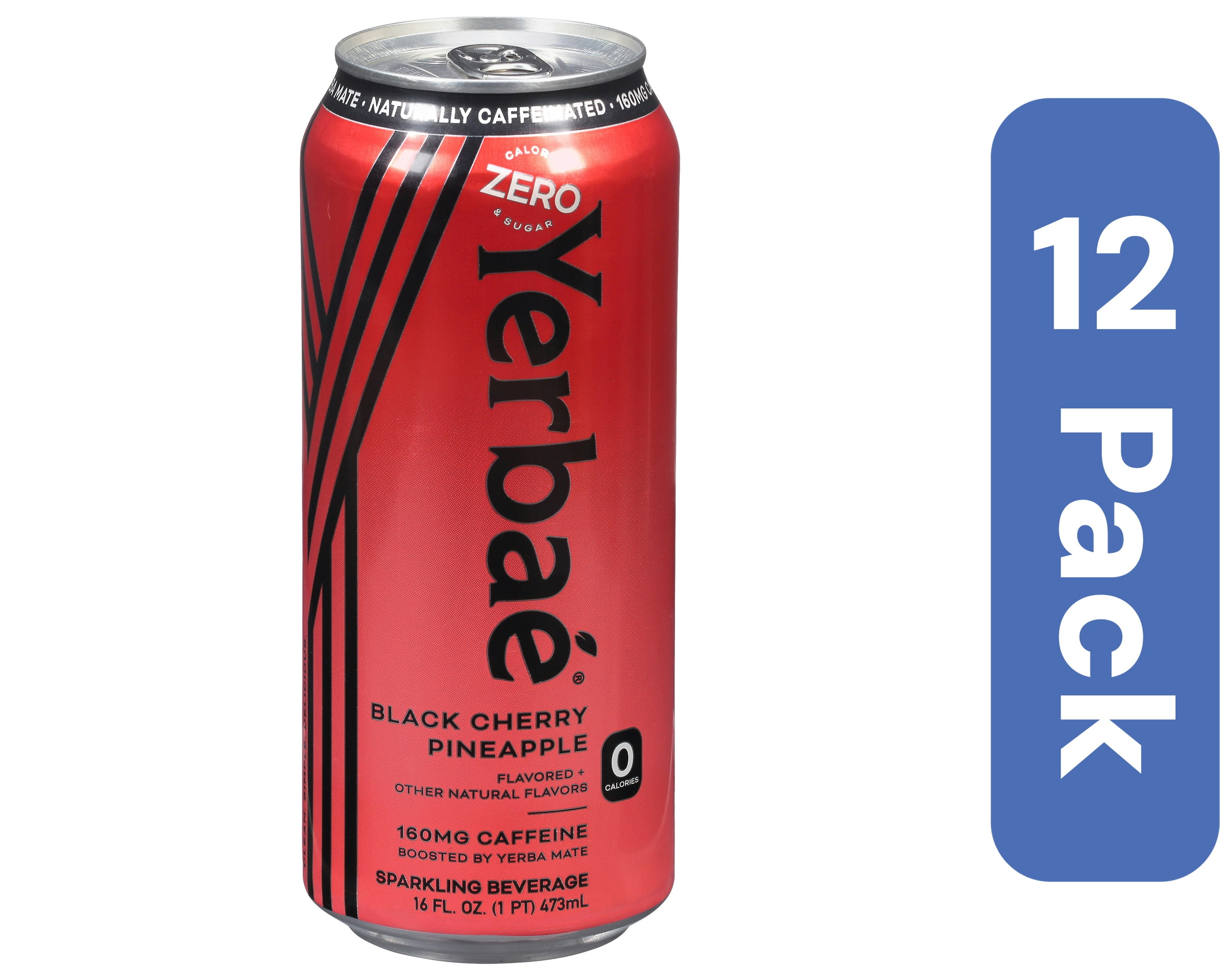 Yerbae Water Black Cherry Pineapple 16 fl oz (Pack Of 12)