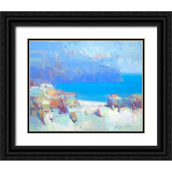 Yeremyan, Vahe 24x20 Black Ornate Wood Framed with Double Matting Museum Art Print Titled - Pacific Coast