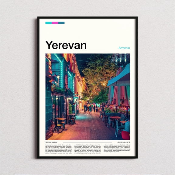 Yerevan Print, Yerevan Wall Art, Yerevan Poster, Yerevan Art Print, Armenia Print, Armenia Wall Art, Poster Only