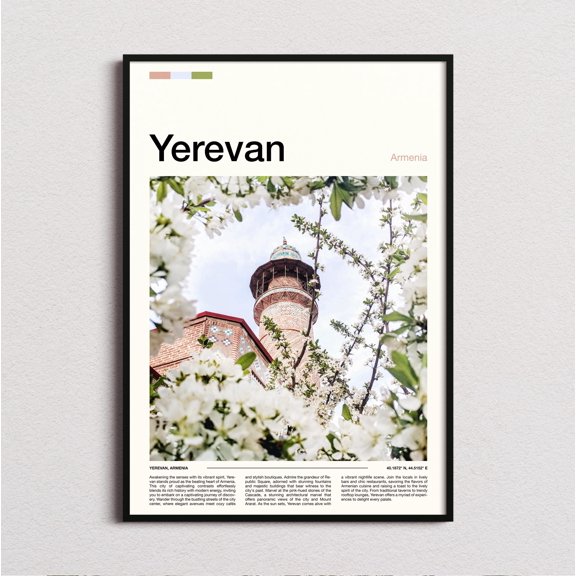 Yerevan Print, Yerevan Wall Art, Yerevan Poster, Yerevan Art Print, Armenia Print, Armenia Wall Art , Poster Print Only