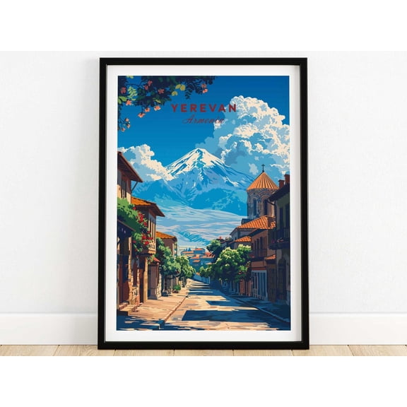 Yerevan Wall Art Armenia Wall Art Print Travel Poster Home Decor Artwork Poster Gift Digit