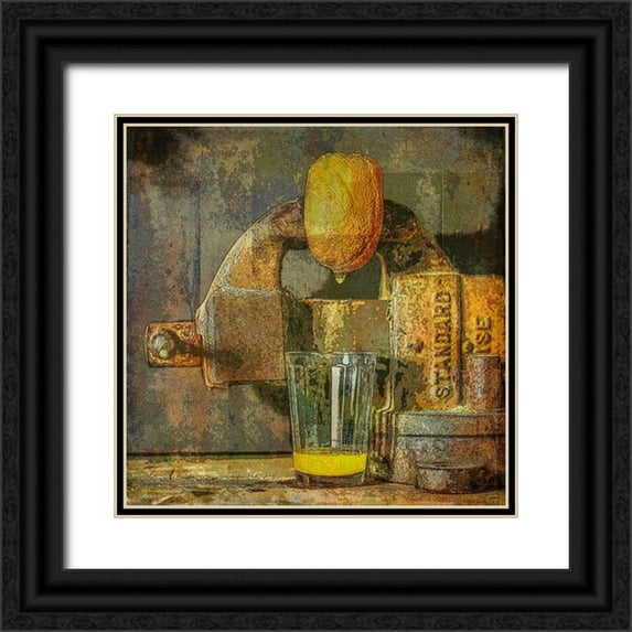 Yermoshkin, Leonid 15x15 Black Ornate Wood Framed with Double Matting Museum Art Print Titled - Oppressed