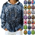 thumbnail image 1 of Yertdoel Hoodies for Women Fashion Printed Fleece Lined Drawstring Pullover Hooded Sweatshirt Outdoor Casual Warm Cozy Hoodie Top with Pocket, 1 of 8