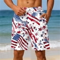 thumbnail image 1 of Yertdoel Swim Trunks Men Summer Tropical Printed Quick Dry Loose Fit Drawstring Elastic Waist Swim Shorts Lightweight Casual Comfy Board Beach Shorts with Pockets, 1 of 6