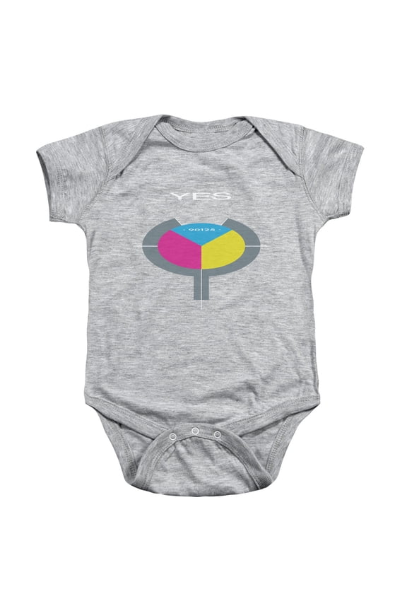 Yes 90125-Infant Romper Snapsuit Athletic Heather-18Mos