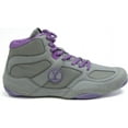 thumbnail image 1 of Yes! Athletics Kids Wrestling Shoes, 100% Anti-Slip, Grey & Purple - Big Kid 2, 1 of 6