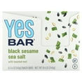 thumbnail image 1 of Yes Bar – Black Sesame Sea Salt – Plant Based Protein, Decadent Snack Bar – Vegan, Paleo, Gluten Free, Dairy Free, Low Sugar, Healthy Snack, Breakfast, Low Carb, Keto Friendly (Pack of 6), 1 of 6