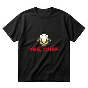 Yes Chef Funny Restaurant Kitchen Staff Cook T-Shirts