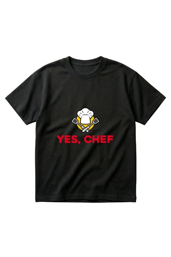 Yes Chef Funny Restaurant Kitchen Staff Cook T-Shirts