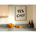 thumbnail image 1 of Yes Chef Kitchen Quote Tomato Illustration Wall Art, Unframed Paper Print Size 8x12, 1 of 4