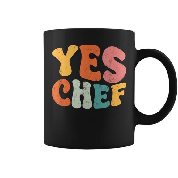 Yes Chef Saying Slang Restaurant Chef Cook Cooking Coffee Mugs