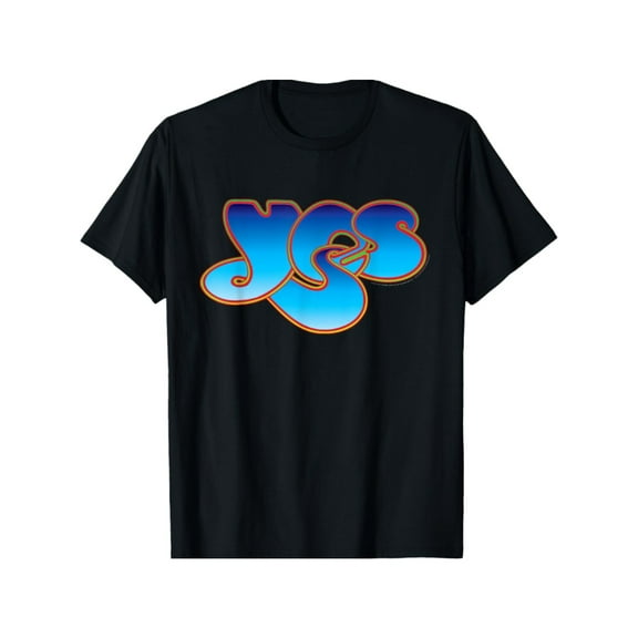 Yes Classic Logo Men's T-Shirt - 100% Cotton, Short Sleeve, Crew Neck | Casual & Stylish for Casual Attire