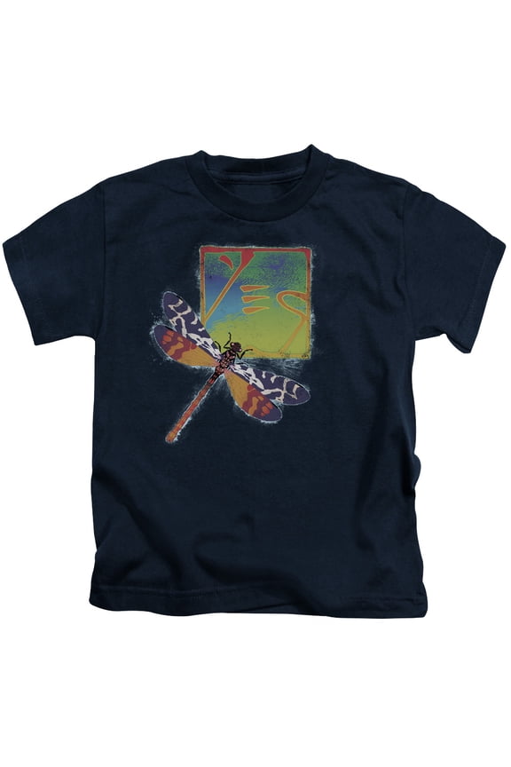 Yes Dragonfly S/S Juvenile 18/1 T-Shirt Navy(7)