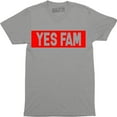 thumbnail image 1 of Yes Fam Funny Sarcastic Street Road Streetwear Men's T-Shirt, 1 of 4