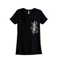 thumbnail image 1 of Yes Girl Yes Women's Fashion Relaxed T-Shirt Tee Heather Black 2X-Large, 1 of 5