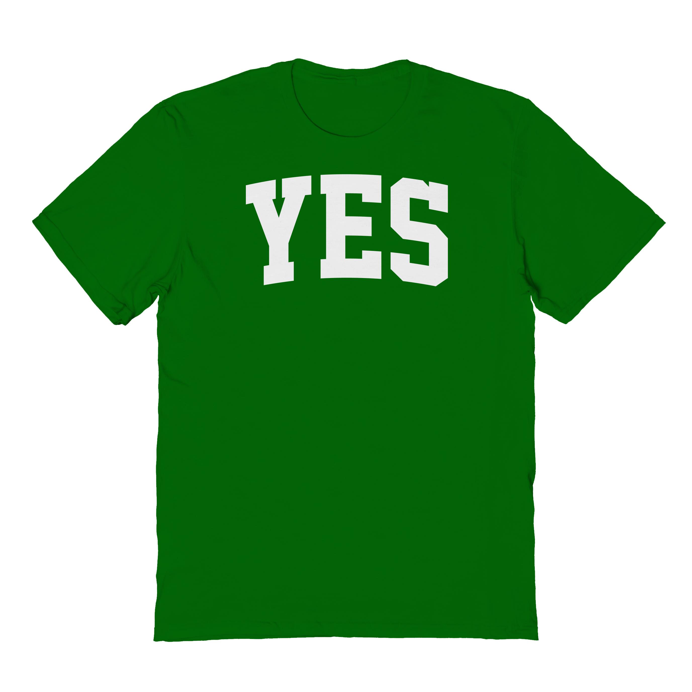 Yes Graphic Irish Green Men's Cotton T-Shirt - Walmart.com
