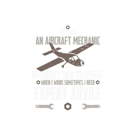 Yes, I Am An Aircraft Mechanic, Of Course, I Talk To Myself When I Work Sometimes I Need An Expert Advice : 120 Pages I 6x9 I Karo I Funny Aircraft Mechanic & Aerospace Engineer Gifts (Paperback)