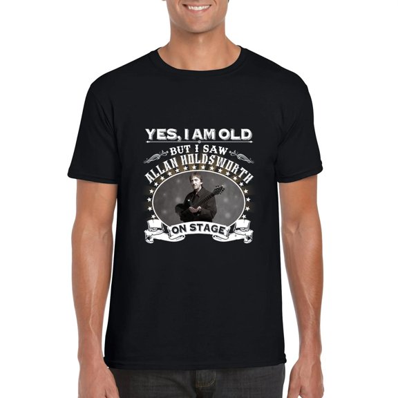 Yes I Am Old But I Saw Allan Holdsworth On Stage Guitar T-Shirt, for men & women, up to size 5XL