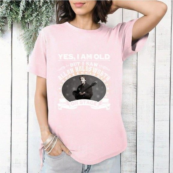 Yes I Am Old But I Saw Allan Holdsworth On Stage Guitar T-Shirt, for men & women, up to size 5XL