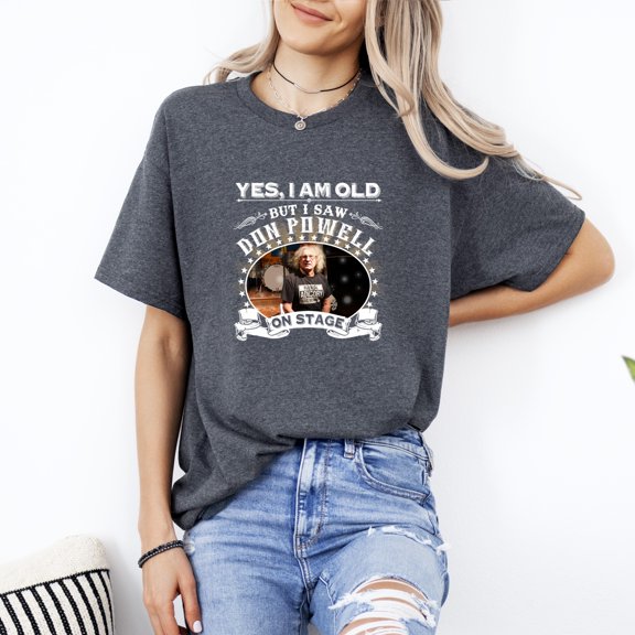 Yes I Am Old But I Saw Don Powell On Stage Slade Drummer T-Shirt, for men & women, up to size 5XL