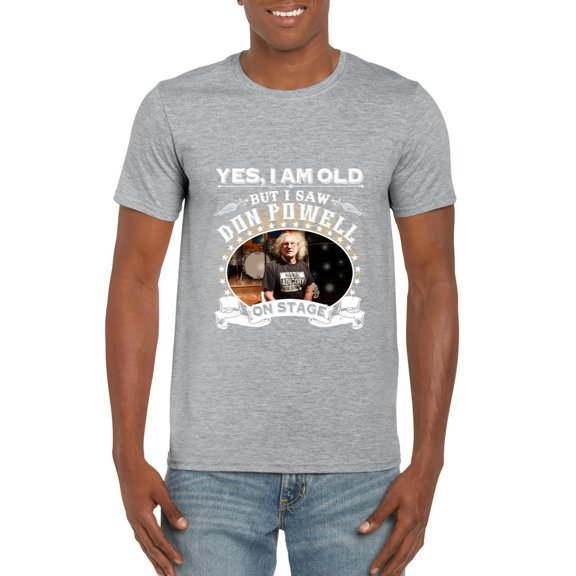 Yes I Am Old But I Saw Don Powell On Stage Slade Drummer T-Shirt, for men & women, up to size 5XL