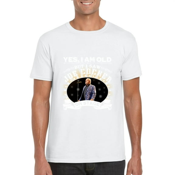 Yes I Am Old But I Saw Joe Cocker On Stage Woodstock Fan T-Shirt, for men & women, up to size 5XL