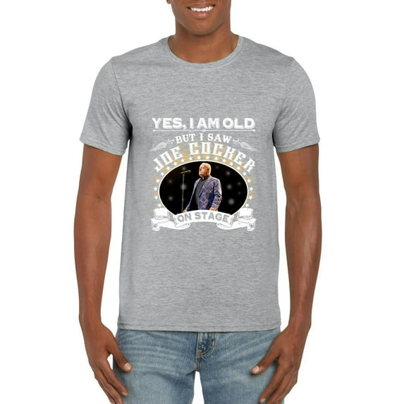 Yes I Am Old But I Saw Joe Cocker On Stage Woodstock Fan T-Shirt, for men & women, up to size 5XL