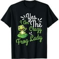 thumbnail image 1 of Yes, I Am The Crazy Frog Lady Toad Gift Frog T-Shirt, 1 of 3