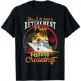thumbnail image 1 of Yes I Do Have a Retirement Plan - Men and Women Cruising T-Shirt Black Medium, 1 of 4