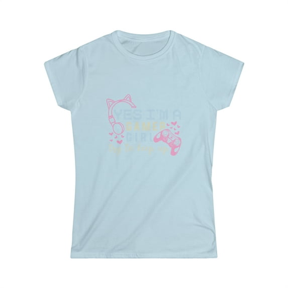 Yes I'm A Gamer Girl Women's Softstyle Tee