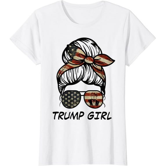 Yes I'm A Trump Girl - Trump 2024 Gifts T-Shirt