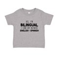 thumbnail image 1 of Yes I'm Bilingual I Can Cry In Both English And Spanish Toddler T-Shirt 2T Athletic Heather, 1 of 3