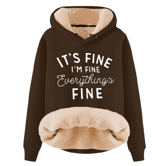 Yes I'm Cold Hoodie for Women Long Sleeve Sweatshirt Fall Casual Pullover Top