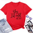 thumbnail image 1 of Yes I'm Cold Me 24:7 T-Shirt for Women – Funny Cozy Humor Graphic Tee, Cold Weather Lover Top, 1 of 5