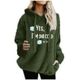 thumbnail image 1 of Yes,I'm Still Cold,Me 24/7 Fleece Hoodies for Womens Warm Fuzzy Sherpa Sweatshirts Winter Fluffy Fleece Pullover Tops Oversized Long Sleeve Hooded Shirts Coats Drawstring Pockets Outerwear, 1 of 7