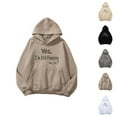 thumbnail image 1 of Yes I'm Still Freezing Me 24:7 Hoodies for Women Fall Winter Long Sleeve Graphic Hooded Sweatshirt with Pockets Pullover Tops, 1 of 3