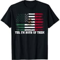 thumbnail image 1 of Yes Im Both Of Them American Mexico Flag T-Shirt Shirts, 1 of 4