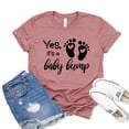 thumbnail image 1 of Yes It’s A Baby Bump T-shirt Mother's Day Shirt Women's Pregnancy Tshirt Baby Shower Shirts Preggers Gift, 1 of 3