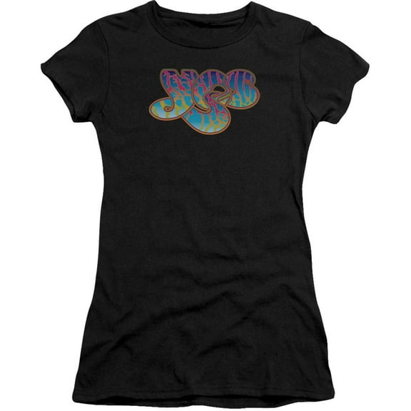 Yes Logo S/S Junior Women's T-Shirt Sheer Black