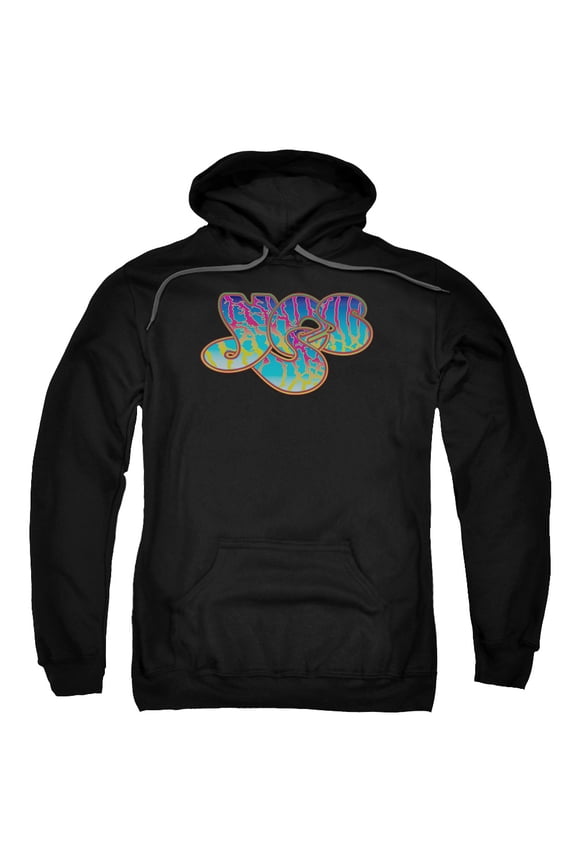 Yes Men's Logo Hooded Sweatshirt Large Black
