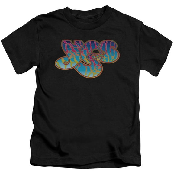 Yes Logo S/S Juvenile 18/1 T-Shirt Black(7)