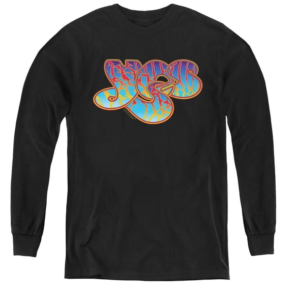 Yes - Logo - Youth Long Sleeve Shirt - Medium