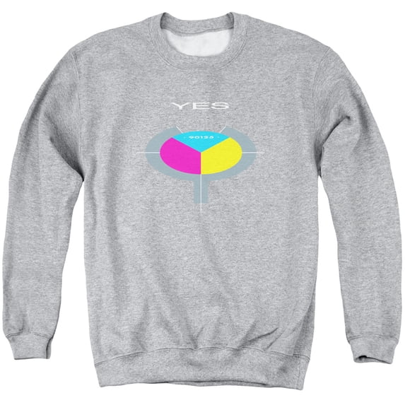 Yes Men's 90125 Sweatshirt Small Athletic Heather